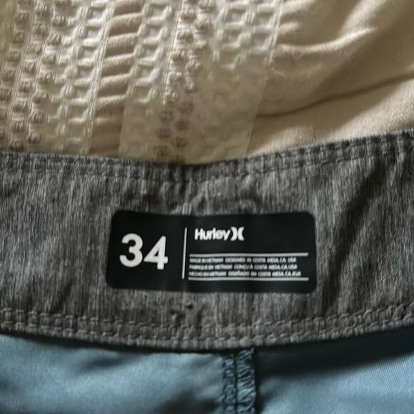 NWT Hurley Mens Blue Drawstring‎ Swim Trunks Board Shorts Size 34 - Picture 6 of 6
